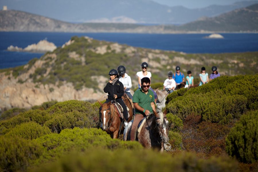 Escursione a cavallo in Sardegna 1